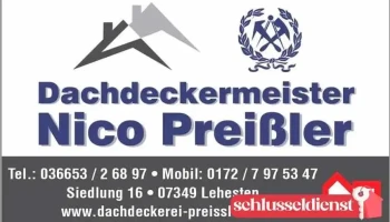 Dachdeckerei / Dachdeckermeister Nico Preißler - 07349 Lehesten