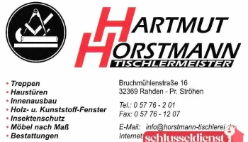 Hartmut Horstmann Bau- und Möbeltischlerei - 32369 Rahden
