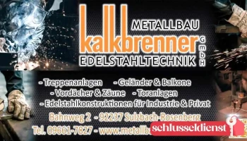 Kalkbrenner GmbH - 92237 Sulzbach-Rosenberg