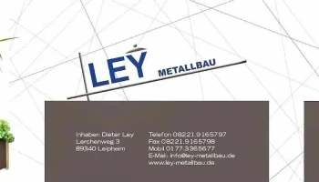 Ley Metallbau - 89340 Leipheim