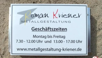 Roman Kriener Metallgestaltung - 97340 Martinsheim