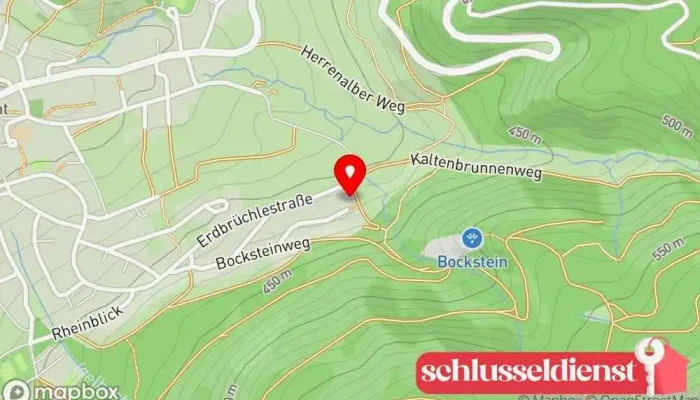 Karte von Alfred Kull Schlosserei  in Loffenau