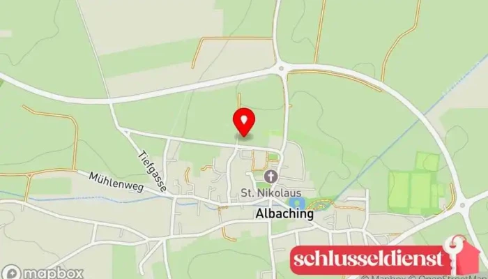 Karte von Allianz Versicherung Fritz Bachmeier Generalvertretung Versicherungsagentur in Albaching