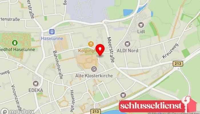 Karte von ALRA Metallbau Metallbauunternehmen in Haselünne