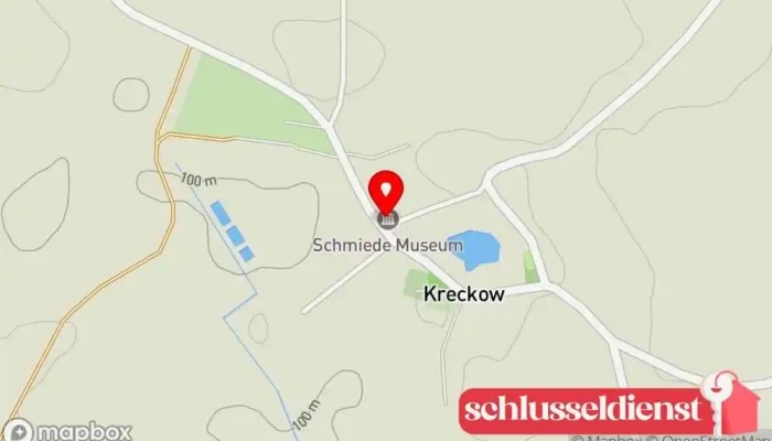Karte von alte Schmiede Museum für Lokalgeschichte in Groß Miltzow