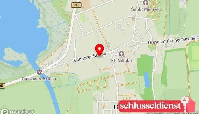 Karte von Altes Rathaus Dassow Gemeindezentrum in Dassow