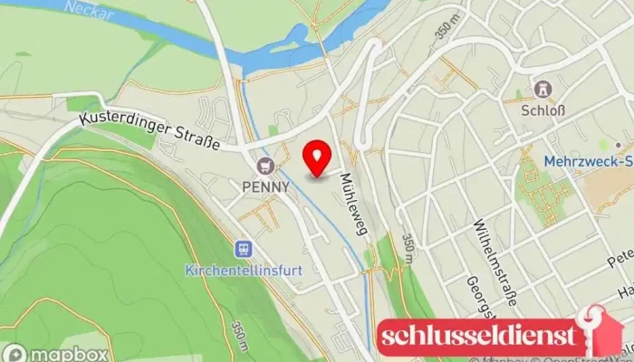 Karte von Andreas Mourouzidis Metallbauunternehmen in Kirchentellinsfurt