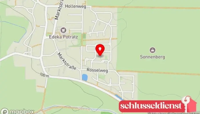 Karte von Andree Schlacht Gas- u. Wasserinstallation Sanitärinstallateur, Sanitärtechnik in Holle