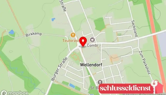 Karte von Ansgar Meyer Metallbau Biegetechnik Metallbauunternehmen in Hilter am Teutoburger Wald