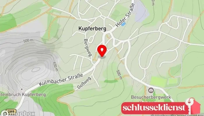 Karte von Bad & Heizung - Alte Schlosserei GmbH Heizungs- und Klimatechnikbetrieb in Kupferberg
