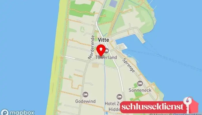 Karte von BÆKKERI im Das rote Haus Café, Lebensmittelhändler in Insel Hiddensee
