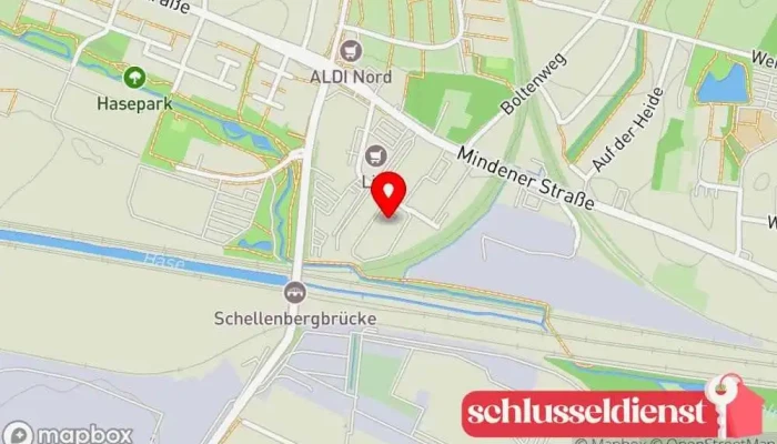 Karte von Barz Metallbau GmbH Metallbauunternehmen in Osnabrück