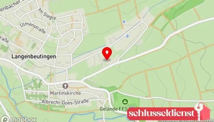 Karte von Basel Ulrich Metallbau GmbH Metallbauunternehmen in Langenbrettach