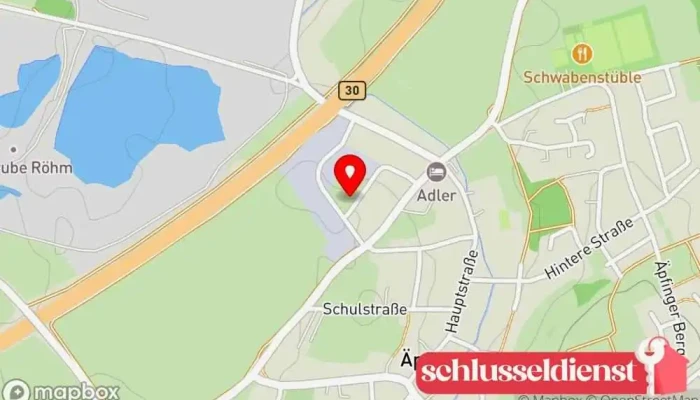 Karte von BAUM.holz GmbH Betrieb für Baumarbeiten in Maselheim
