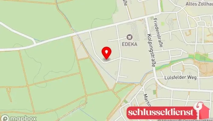 Karte von BAUR Horst Metallbau-Handel-Service Metallbauunternehmen in Gerolzhofen