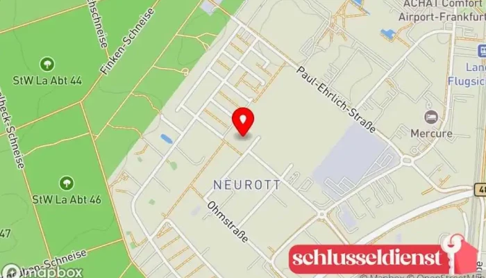 Karte von Bauschlosserei Lotz GmbH Metallwerkstatt in Langen (Hessen)