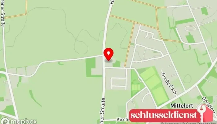 Karte von Bernhard Bösken GmbH, Elektro - Sanitäre Installation, Heizungsbau Heizungs- und Klimatechnikbetrieb, Elektriker, Sanitärinstallateur in Lähden