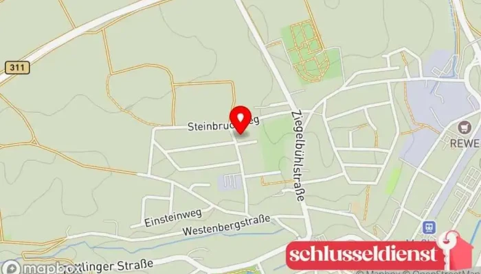 Karte von Bernhard Tscholl Metallbau Auftragnehmer in Meßkirch