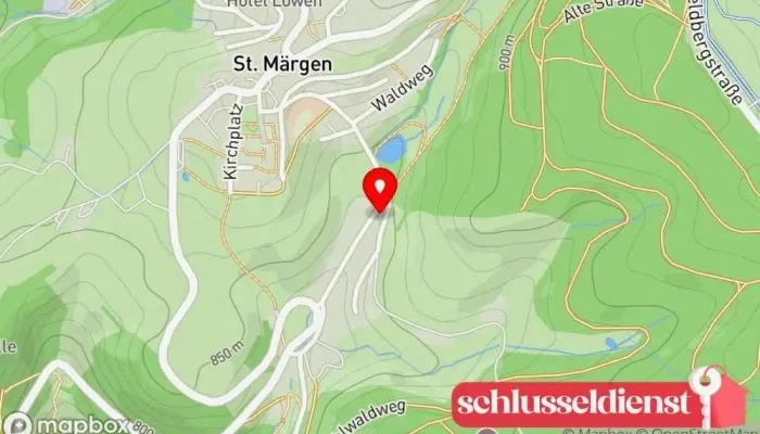 Karte von Bernhard Wehrle Schlosserei und Metallbau Metallwerkstatt in St. Märgen