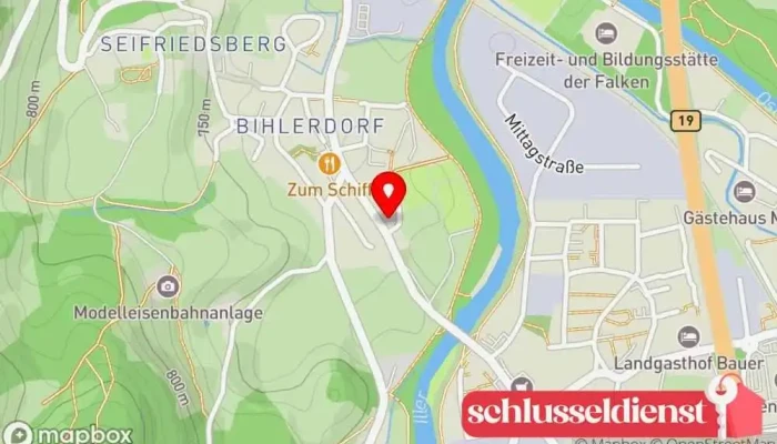 Karte von Bertele GmbH Bauunternehmen in Blaichach