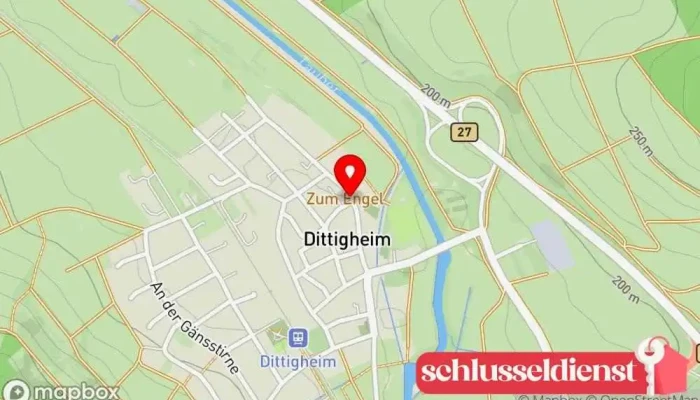 Karte von Bertram Schellinger Metallbauunternehmen in Tauberbischofsheim