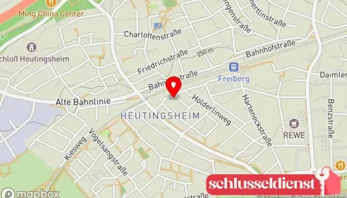 Karte von Betz Metallbau Schlosserei Metallbauunternehmen in Freiberg am Neckar