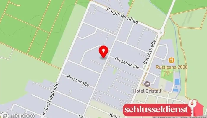 Karte von Bibus Metals GmbH Metallbauunternehmen in Waghäusel