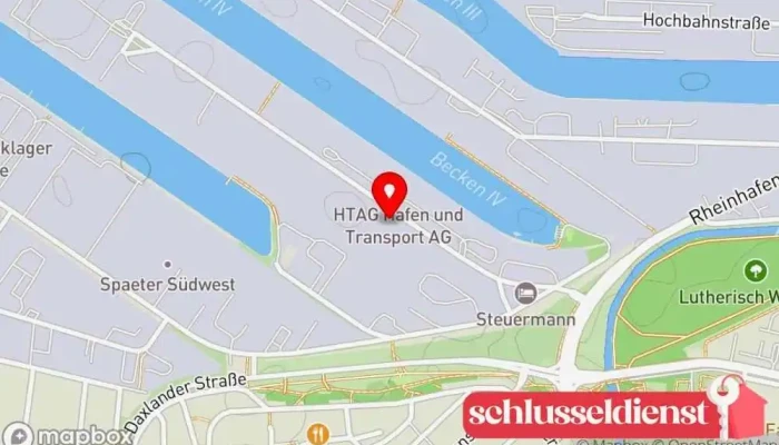 Karte von Biebrich - Metallbau Metallbauunternehmen in Karlsruhe