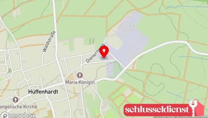 Karte von Bittler Metallbau Metallbauunternehmen in Hüffenhardt