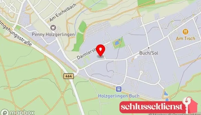 Karte von Blank Metallbau-Technik GmbH Metallbauunternehmen, Industrieanlagenanbieter, Stahlbauunternehmen in Holzgerlingen