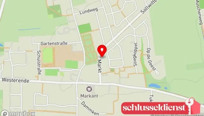 Karte von Blumenhaus Magnussen Blumengeschäft in Viöl