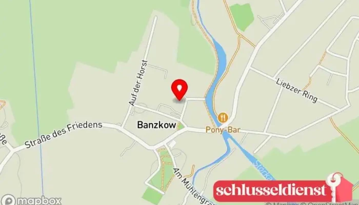Karte von BMB - Bauelemente Mathias Beth Garagentoranbieter, Türfachhandel in Banzkow