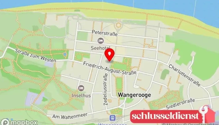 Karte von Böllkram Schmuckdesigner in Wangerooge