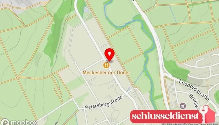 Karte von Bräutigam Metallbau GmbH Metallbauunternehmen in Meckesheim