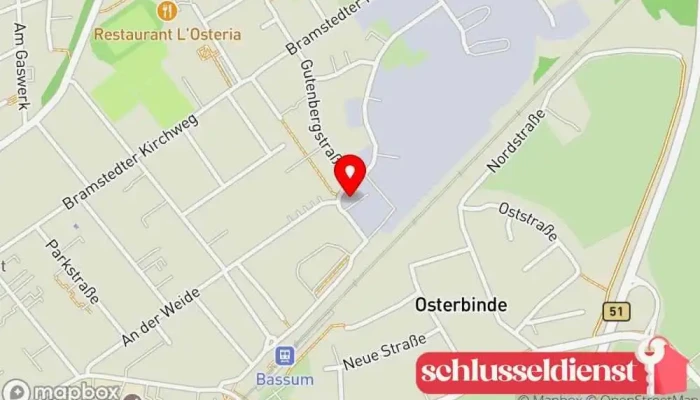 Karte von Bremer GmbH Stahlbauunternehmen in Bassum