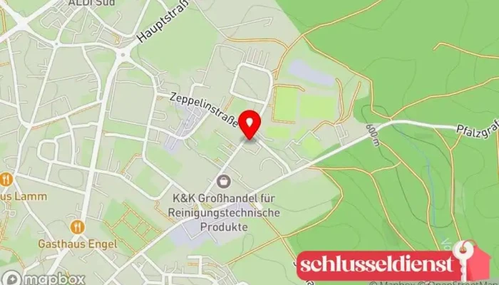 Karte von Brunn Metallbau GmbH Metallbauunternehmen in Pfalzgrafenweiler