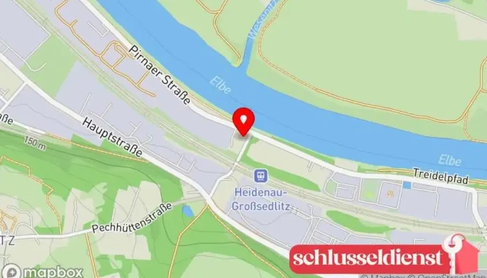 Karte von BSS Metallbau OHG Metallbauunternehmen in Heidenau