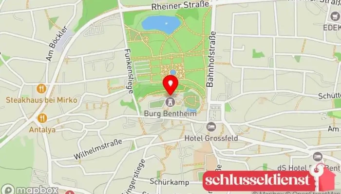 Karte von Burg Bentheim Schloss, Museum für Lokalgeschichte, Museum in Bad Bentheim