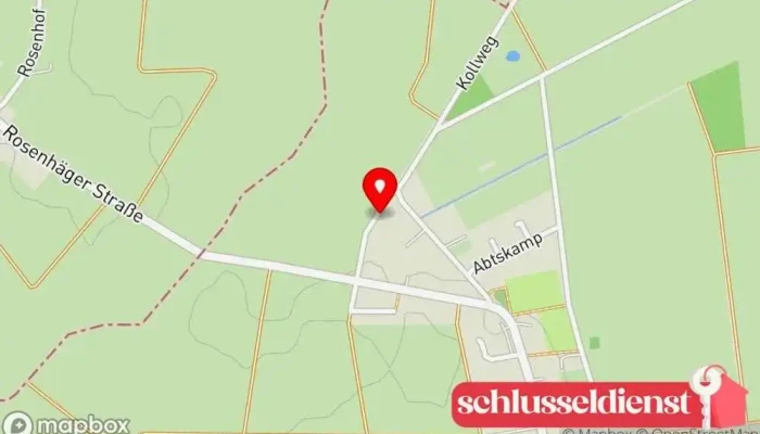 Karte von Busch-Boulerinnen wiedensahl Vereinigung / Organisation in Wiedensahl