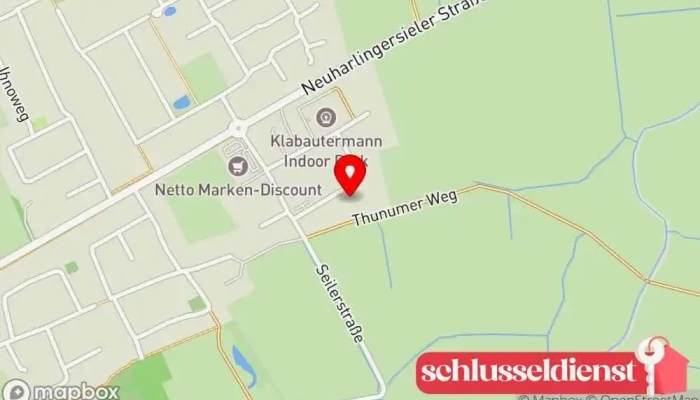 Karte von Caspers & Janssen GbR Möbeltischler in Esens