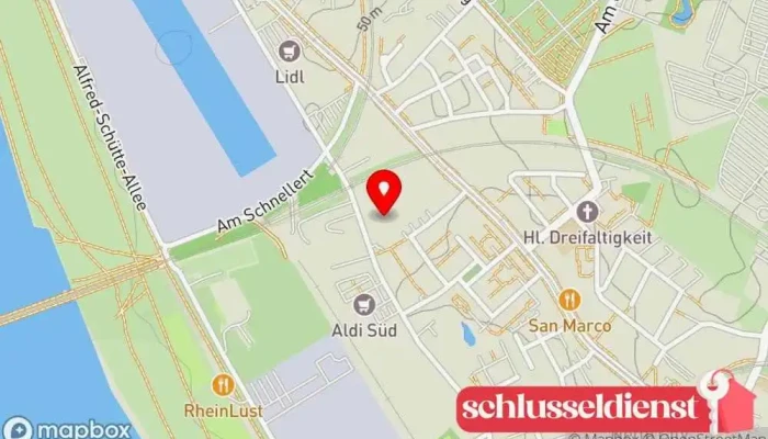 Karte von Clemens Metallbau GmbH Metallbauunternehmen, Metallwerkstatt in Köln