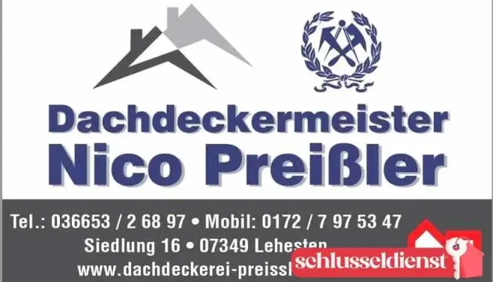 Dachdeckerei / Dachdeckermeister Nico Preißler - 07349 Lehesten