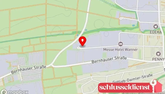 Karte von Daniel Weith Metallbauunternehmen in Neuhausen auf den Fildern