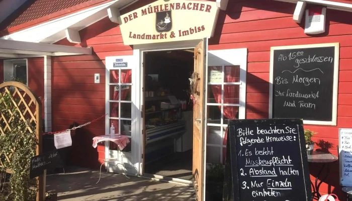 Der Muhlenbacher Landmarkt Imbiss Speisekarte - Mühl Rosin