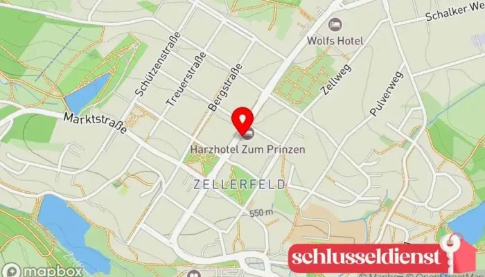 Karte von Der Steiger by Bäckerei Moock Bäckerei, Frühstückslokal, Café in Clausthal-Zellerfeld
