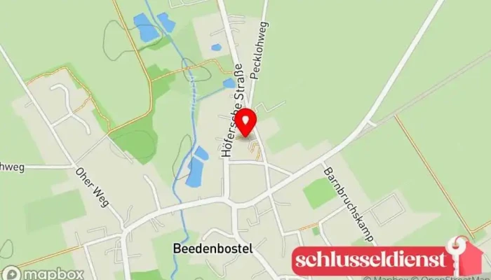 Karte von Die Geschworenen Skulptur in Beedenbostel
