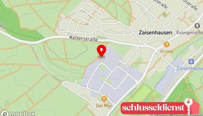 Karte von Dieffenbacher Maschinenfabrik GmbH Maschinenbauunternehmen in Zaisenhausen