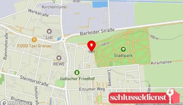 Karte von Edelstahlschmiede Dirk Hippler Metallbauunternehmen in Gronau (Leine)