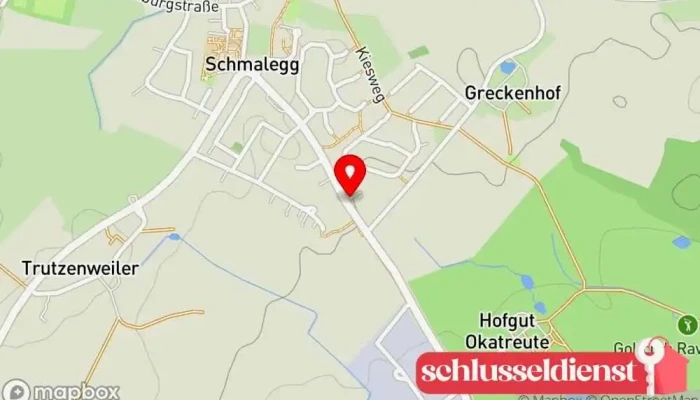 Karte von Eduard Sorg Metallwerkstatt in Ravensburg