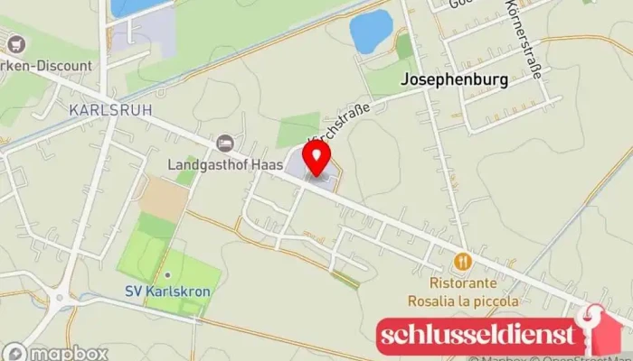 Karte von Einmüller Metallbau GmbH Metallbauunternehmen in Karlskron